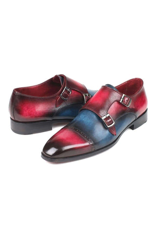 Paul Parkman 045 Leather Double Monk-Straps (PM6158)