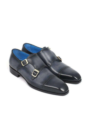Paul Parkman 045 Leather Double Monk-Straps (PM6158)