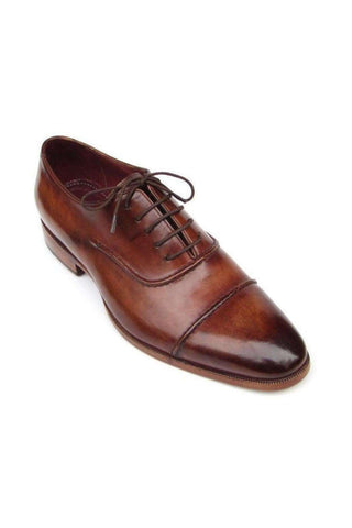 Paul Parkman 077 Men's Leather Cap-Toe Oxfords (PM6164)