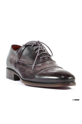 Paul Parkman 077 Men's Leather Cap-Toe Oxfords (PM6164)