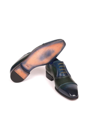 Paul Parkman 078 Calf-Skin Leather Cap-Toe Oxfords (PM6316)