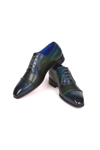 Paul Parkman 078 Calf-Skin Leather Cap-Toe Oxfords (PM6316)-AmbrogioShoes