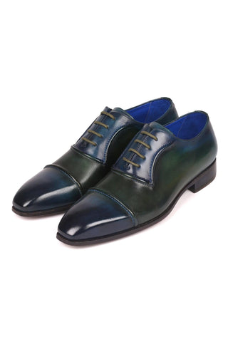 Paul Parkman 078 Calf-Skin Leather Cap-Toe Oxfords (PM6316)-AmbrogioShoes
