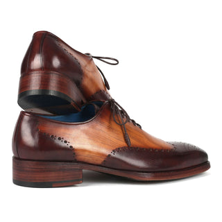 Paul Parkman 081-K33 Men's Shoes Brown Calf-Skin Leather Goodyear Welted Oxfords (PM6362)-AmbrogioShoes