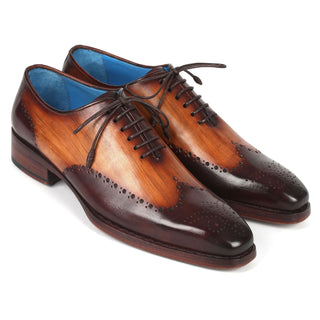 Paul Parkman 081-K33 Men's Shoes Brown Calf-Skin Leather Goodyear Welted Oxfords (PM6362)-AmbrogioShoes