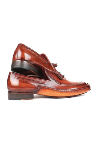 Paul Parkman 082 Calf-Skin Leather Opanka Tassel Loafers (PM6358)