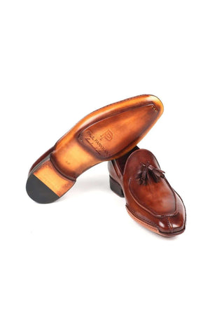 Paul Parkman 082 Leather Opanka Tassel Loafers (PM6358)