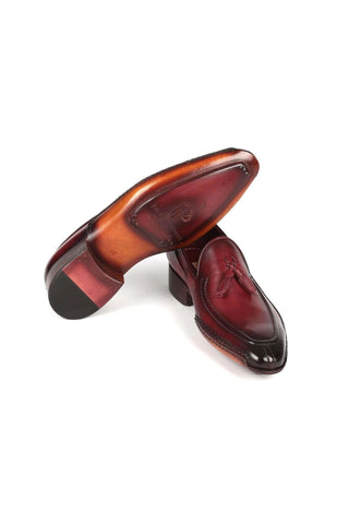 Paul Parkman 082 Leather Opanka Tassel Loafers (PM6358)