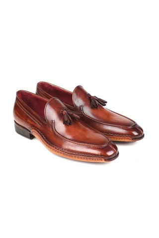 Paul Parkman 082 Leather Opanka Tassel Loafers (PM6358)