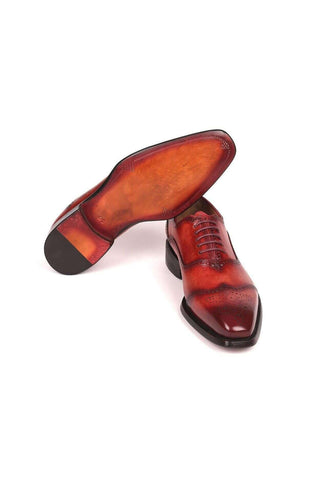 Paul Parkman 094 Reddish Brown Leather Oxfords (PM6294)