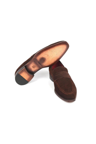 Paul Parkman 10SD21 Suede Penny Loafers (PM6322)