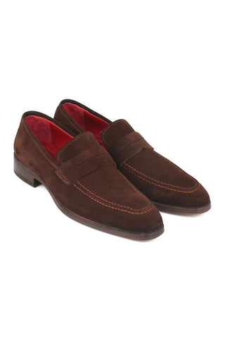 Paul Parkman 10SD21 Suede Penny Loafers (PM6322)