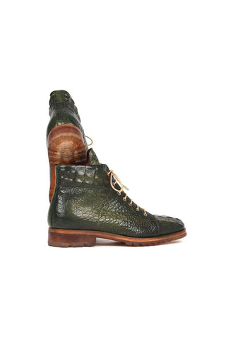 Paul Parkman 12811 Crocodile Embossed Leather Boots (PM6422)