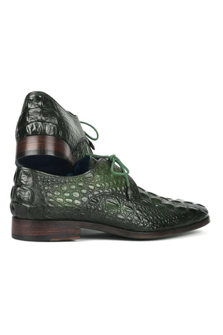 Paul Parkman 1438 Crocodile Embossed Leather Derby (PM6363)