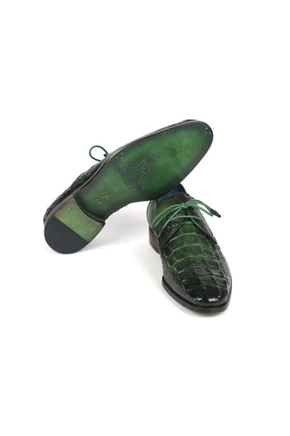 Paul Parkman 1438 Crocodile Embossed Leather Derby (PM6363)