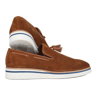 Paul Parkman 181 Suede Tassels Loafers (PM6301)-AmbrogioShoes