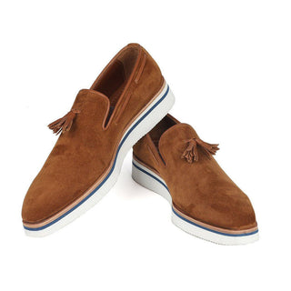 Paul Parkman 181 Suede Tassels Loafers (PM6301)-AmbrogioShoes