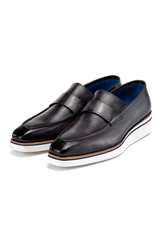Paul Parkman 183 Calf-Skin Leather Casual Loafers (PM6474)
