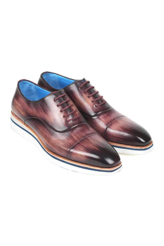 Paul Parkman 185 Calf-Skin Leather Cap-Toe Oxfords (PM6120)