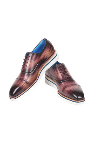 Paul Parkman 185 Calf-Skin Leather Cap-Toe Oxfords (PM6120)
