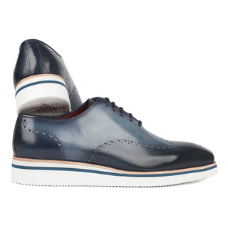 Paul Parkman 187 Men's Shoes Calf-Skin Leather Smart Casual Oxfords (PM6315)-AmbrogioShoes