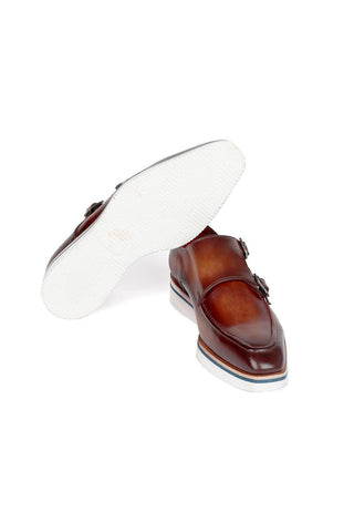 Paul Parkman 189 Calf Skin Leather Double Monk-Straps (PM6398)