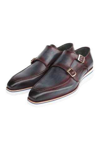 Paul Parkman 189 Calf Skin Leather Double Monk-Straps (PM6398)