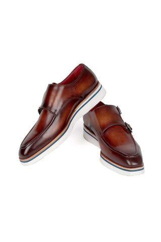 Paul Parkman 189 Leather Double Monk-Straps (PM6398)