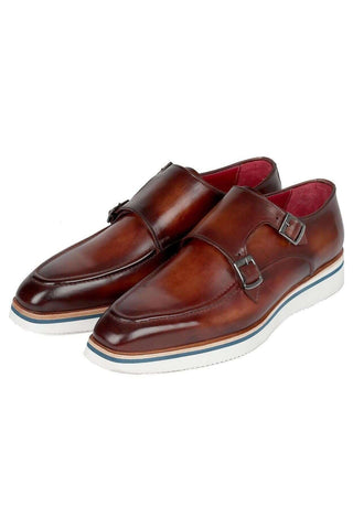 Paul Parkman 189 Leather Double Monk-Straps (PM6398)