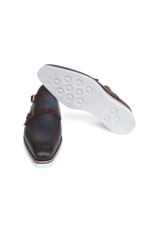 Paul Parkman 189 Leather Double Monk-Straps (PM6398)