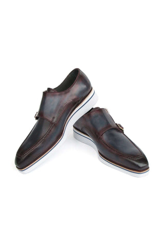 Paul Parkman 189 Leather Double Monk-Straps (PM6398)