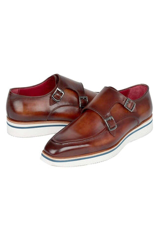Paul Parkman 189 Leather Double Monk-Straps (PM6398)