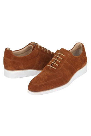 Paul Parkman 192-SD-CML Camel Suede Casual Sneakers (PM6384)