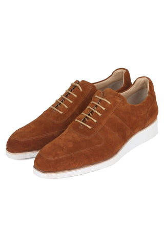 Paul Parkman 192-SD-CML Camel Suede Casual Sneakers (PM6384)