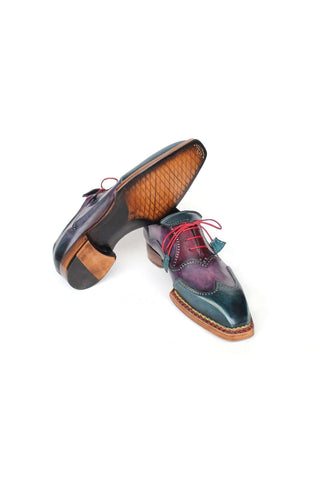 Paul Parkman 267BP78 Leather Norwegian Welted Wingtip Oxford (PM6470)