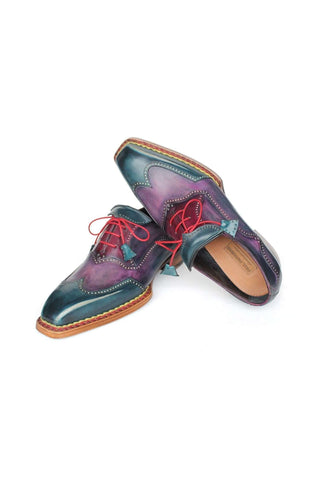 Paul Parkman 267BP78 Leather Norwegian Welted Wingtip Oxford (PM6470)