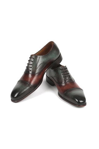 Paul Parkman 314 Calf-Skin Leather Cap-Toe Oxfords (PM6349)