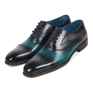 Paul Parkman 314 Men's Shoes Calf-Skin Leather Cap-Toe Oxfords (PM6349)-AmbrogioShoes