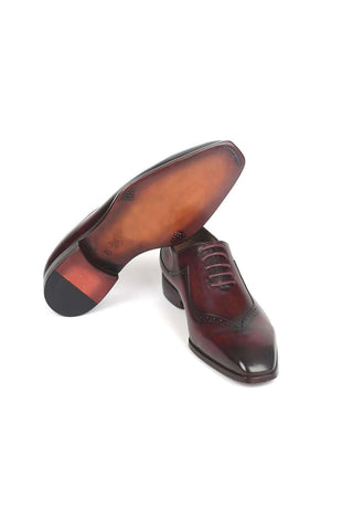 Paul Parkman 35BRD25 Dark Bordeaux Leather Oxfords (PM6276)