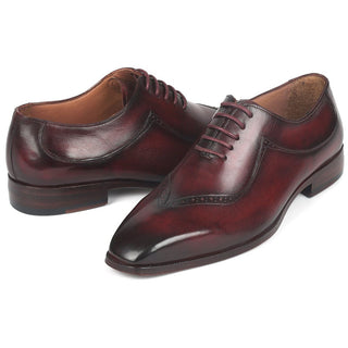 Paul Parkman 35BRD25 Men's Shoes Dark Bordeaux Calf-Skin Leather Oxfords (PM6276)-AmbrogioShoes