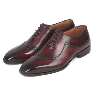 Paul Parkman 35BRD25 Men's Shoes Dark Bordeaux Calf-Skin Leather Oxfords (PM6276)-AmbrogioShoes