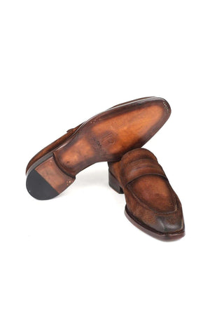 Paul Parkman 36 Suede Welted Penny Loafers (PM6448)