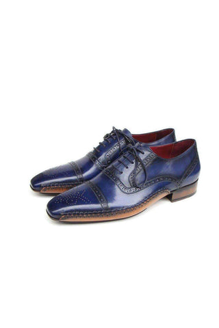 Paul Parkman 5032 Leather Opanka Cap-Toe Oxfords (PM6350)