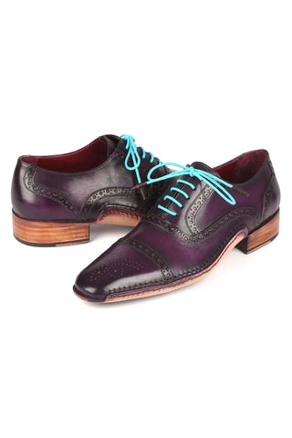 Paul Parkman 5032 Leather Opanka Cap-Toe Oxfords (PM6350)