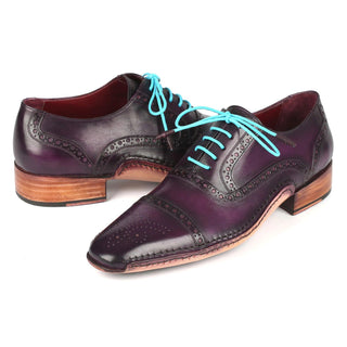 Paul Parkman 5032 Men's Shoes Calf-Skin Leather Opanka Cap-Toe Oxfords (PM6350)-AmbrogioShoes