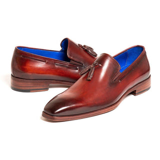 Paul Parkman 5141 Calf-Skin Leather Tassels Loafers (PM6282)-AmbrogioShoes