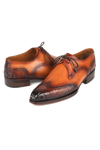 Paul Parkman 584 Leather Goodyear Welted Wingtip Derby (PM6389)