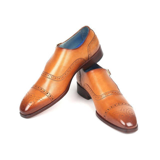 Paul Parkman 65 Calf-Skin Leather Single Monk-Strap (PM6275)-AmbrogioShoes