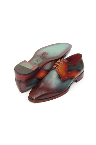 Paul Parkman 6584 Calf-Skin Leather Medallion Toe Derby (PM6274)