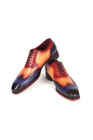 Paul Parkman 6819 Leather Goodyear Welted Wingtip Oxfords (PM6450)